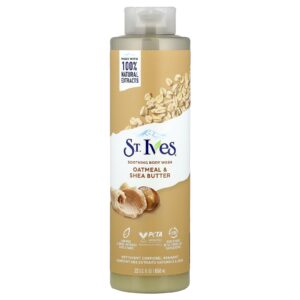 St. Ives Sabonete Líquido Suavizante Aveia e Manteiga de Karité 650 ml (22 fl oz)