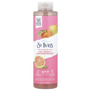 St. Ives Sabonete Líquido Esfoliante Limão Rosa e Laranja Tangerina 650 ml (22 fl oz)