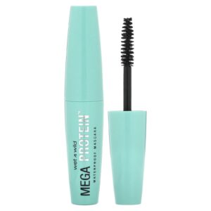 wet n wild Máscara de Cílios à Prova Dágua Mega Protein C154A Muito Preta 6 ml (021 fl oz)