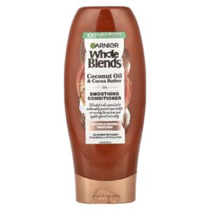 Garnier Whole Blends Condicionador Suavizante Óleo de Coco e Manteiga de Cacau 370 ml (125 fl oz)