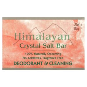 Aloha Bay Sabonete em Barra de Cristal do Himalaia Sem Fragrância 1 Barra 250 g (9 oz)