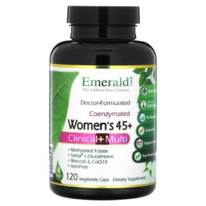 Emerald Laboratories Mulheres com mais de 45 anos Clínico + Multi 120 Cápsulas Vegetais