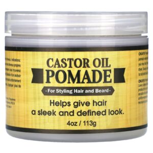 Okay Pure Naturals Pomada de óleo de rícino 113 g (4 oz)