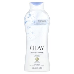 Olay Sabonete Líquido Esfoliante Hidratante Sal Marinho 650 ml (22 fl oz)