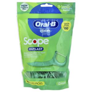 Oral-B Glide Haste para Fio Dental Scope Outlast Menta 150 Haste para Fio Dental