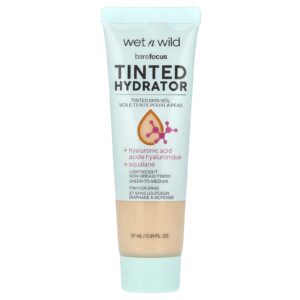 wet n wild Barefocus Hidratante com Cor 1114063 Médio Claro 27 ml (091 fl oz)