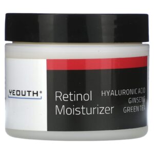YEOUTH Hidratante de Retinol Ácido Hialurônico Ginseng Chá Verde 60 ml (2 fl oz)