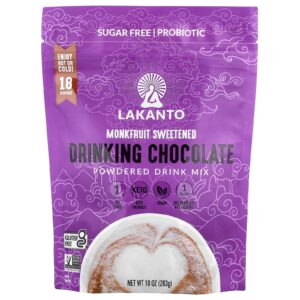 Lakanto Chocolate para Beber Mistura para Bebida em Pó 283 g (10 oz)
