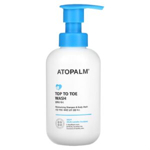 Atopalm Saboneteira de cima para baixo Shampoo Hidratante e Sabonete Líquido 300 ml (101 fl oz)