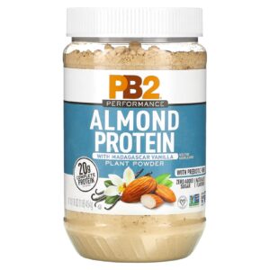 PB2 Foods Proteína de Amêndoa com Baunilha de Madagascar 454 g (16 oz)