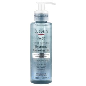 Eucerin Rosto Gel de Limpeza Hidratante + Ácido Hialurônico Sem Perfume 200 ml (68 fl oz)