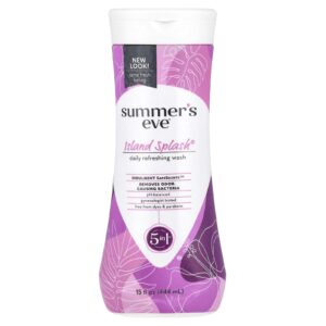 Summers Eve Sabonete Líquido Diário Refrescante 5 in 1™ Island Splash® 444 ml (15 fl oz)