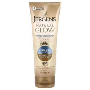 Jergens Natural Glow hidratante firmador de uso diário pele média a bronzeada 75 fl oz (221 ml)