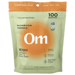 Om Mushrooms Cogumelo em Pó Reishi 200 g (705 oz)