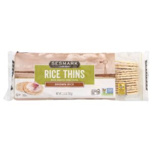Sesmark Fina de Arroz Biscoitos de Arroz Arroz Integral 100 g (35 oz)