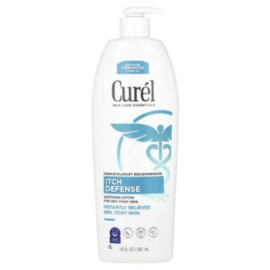 Curel Itch Defense Loção Calmante para Pele Seca e Irritada Sem Perfume 591 ml (20 fl oz)