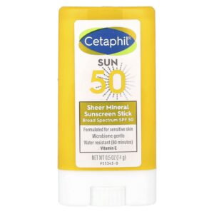 Cetaphil Sheer Mineral Protetor Solar em Bastão FPS 50 14 g (05 oz)