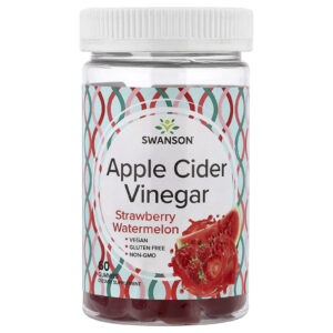 Swanson Gomas de Vinagre de Sidra de Maçã Morango e Melancia 60 Gomas