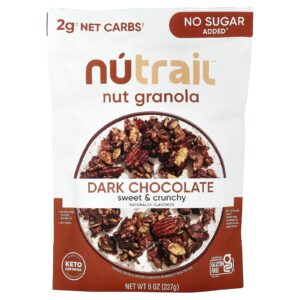 NuTrail Granola de Frutos Secos Chocolate Amargo 227 g (8 oz)