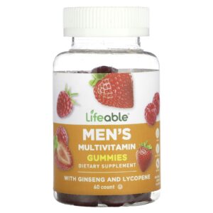 Lifeable Gomas Multivitamínicas para Homens Fruto Silvestre Natural 60 Gomas