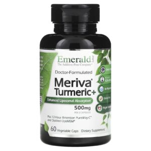 Emerald Laboratories Cúrcuma Meriva + 60 Cápsulas Vegetais