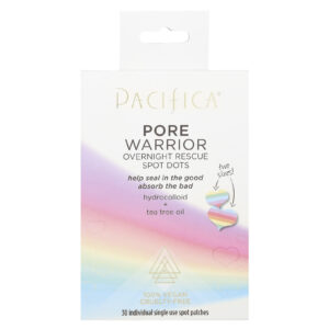 Pacifica Pore Warrior Spot Dots para Recuperação Noturna 30 Adesivos Individuais