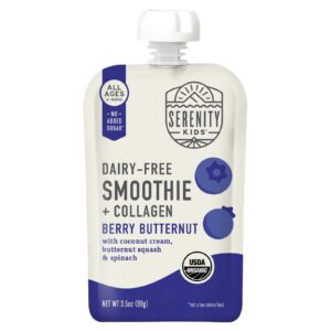 Serenity Kids Smoothie sem Laticínio + Colágeno Fruto Silvestre Todas as Idades a Partir de 6 Meses 99 g (35 oz)