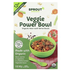 Sprout Organics Veggie Power Tigela A Partir de 12 Meses 142 g (5 oz)