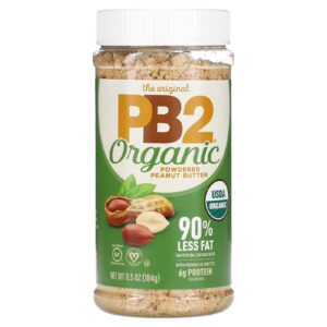 PB2 Foods Manteiga de Amendoim em Pó Orgânica 184 g (65 oz)