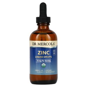 Dr. Mercola Zinco 15 mg 115 ml (388 fl oz)