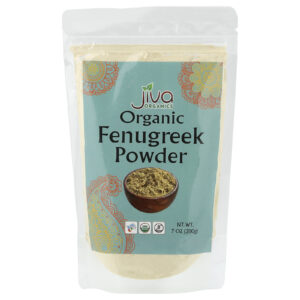 Jiva Organics Feno-grego em Pó Orgânico 200 g (7 oz)