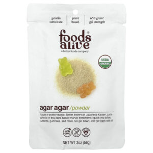 Foods Alive Agar Agar em Pó 56 g (2 oz)