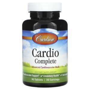 Carlson Completo para Cardiologia Multivitamínico Cardiovascular Avançado 90 Comprimidos