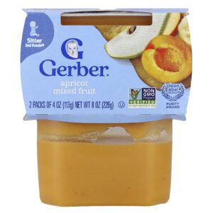Gerber Alimentos para Bebês 2nd Foods® Mistura de Frutas e Damasco 2 Pacotes 113 g (4 oz) Cada