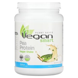 VeganSmart Shake Vegano de Proteína de Ervilha Baunilha 540 g (19 oz)