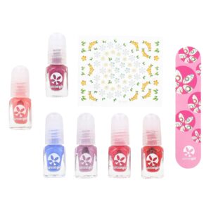 SuncoatGirl Verniz para Unhas à Base de Água Kit Mini Mani Kit com 8 Unidades