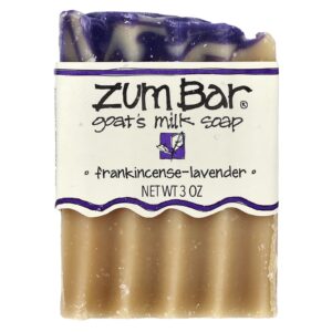 ZUM Zum Bar® Sabonete em Barra de Leite de Cabra Olíbano-Lavanda 3 oz