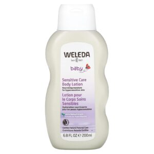 Weleda Bebê Loção Corporal para Cuidados Sensíveis Extratos de Malva Branca 200 ml (68 fl oz)