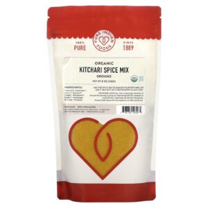 Pure Indian Foods Mistura de Especiarias Orgânicas de Kitchari Moída 226 g (8 oz)