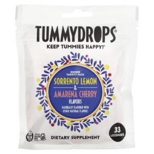 Tummydrops Pacote de Variedades de Gengibre Orgânico 33 Pastilhas