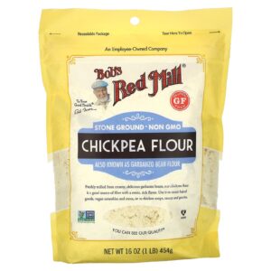 Bobs Red Mill Farinha de Grão de Bico Sem Glúten 454 g (1 lb)