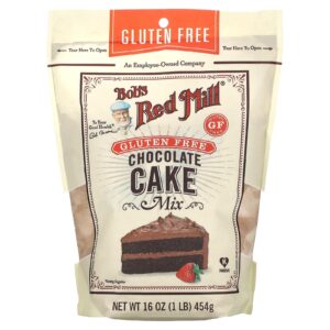 Bobs Red Mill Mistura para Bolo de Chocolate sem Glúten 454 g (1 lb)