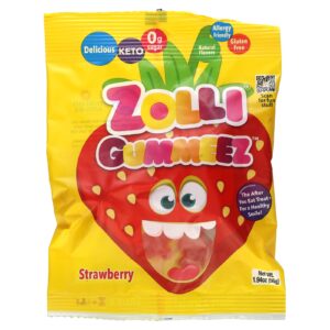 Zollipops Zolli Gummeez Morango 55 g (194 oz)