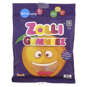 Zollipops Zolli Gummeez Pêssego 55 g (194 oz)