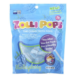 Zollipops The Clean Teeth Pops Framboesa Azul 31 oz