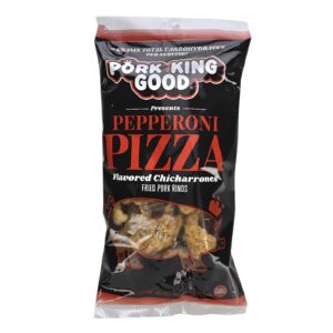 Pork King Good Chicharrones com Sabor Pizza de Pepperoni 495 g (175 oz)