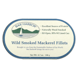 Bar Harbor Filetes de Cavala Defumada Silvestre 190 g (67 oz)