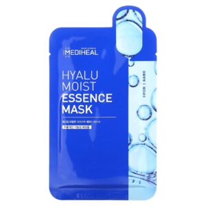 MEDIHEAL Hyalu Moist Máscara de Beleza Essencial 1 Unidade 20 ml (068 fl oz)