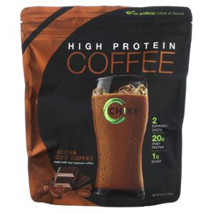 Chike Nutrition Café Gelado com Alto Teor de Proteínas Mocha 434 g (153 oz)