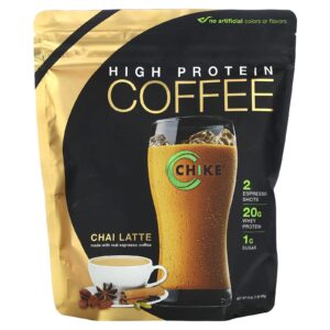 Chike Nutrition Café com Alto Teor em Proteínas Chai Latte 455 g (1 lb)